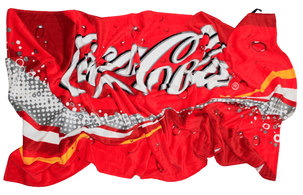 custom logo printed promotional beach towels Nova Bravo